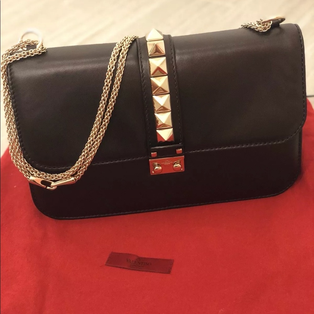 Valentino Rockstud Medium Flap Bag